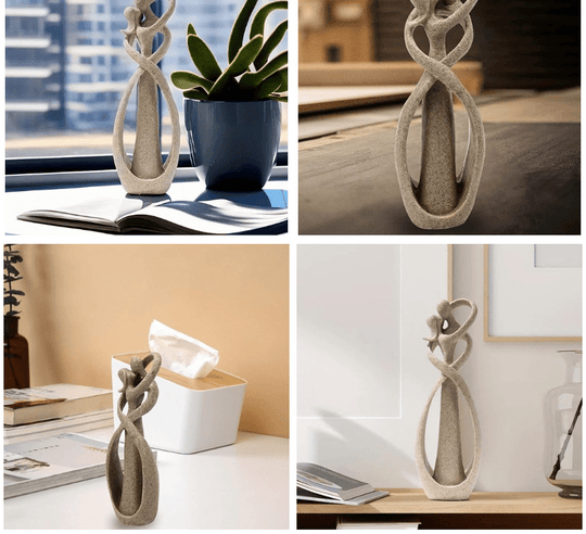 Abstrakt Skulptur for Tidløs Kjærlighet 6