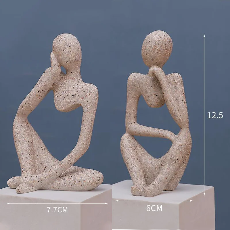 Abstrakt Statue for Innendørs Dekorasjon 8