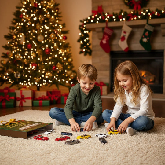 Adventskalender for Superbiler med 24 Miniatyrmodeller 1