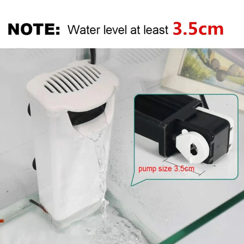 Akvariefilter Pumpe for Fisk og Skilpadder 4