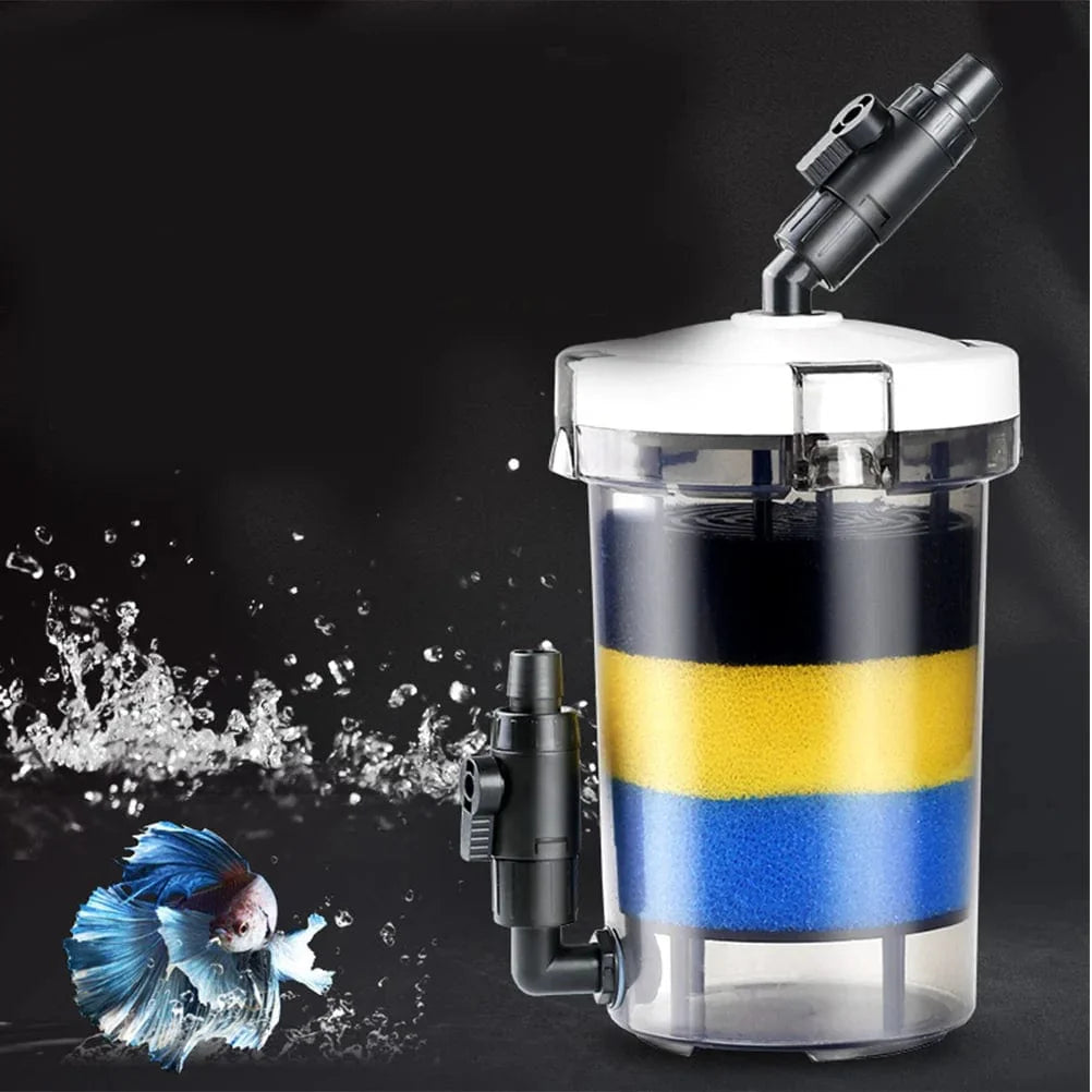 Akvariefilter Sylinder Design for Fisketank 1