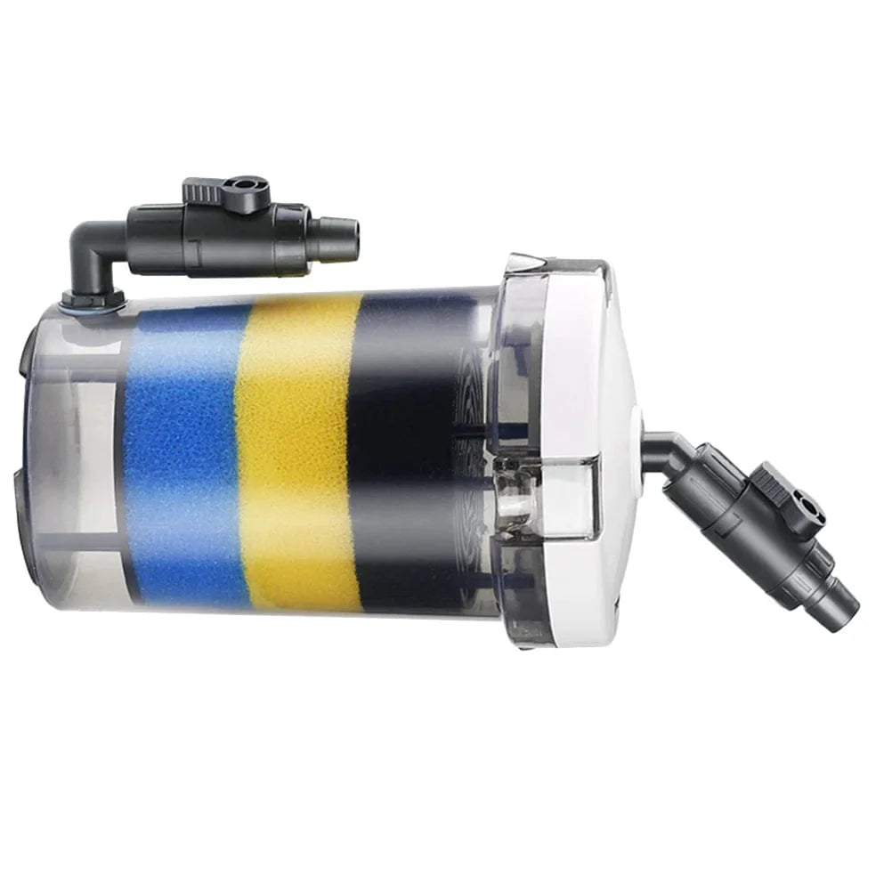 Akvariefilter for Fisketank med Front Gressylinder Design 0