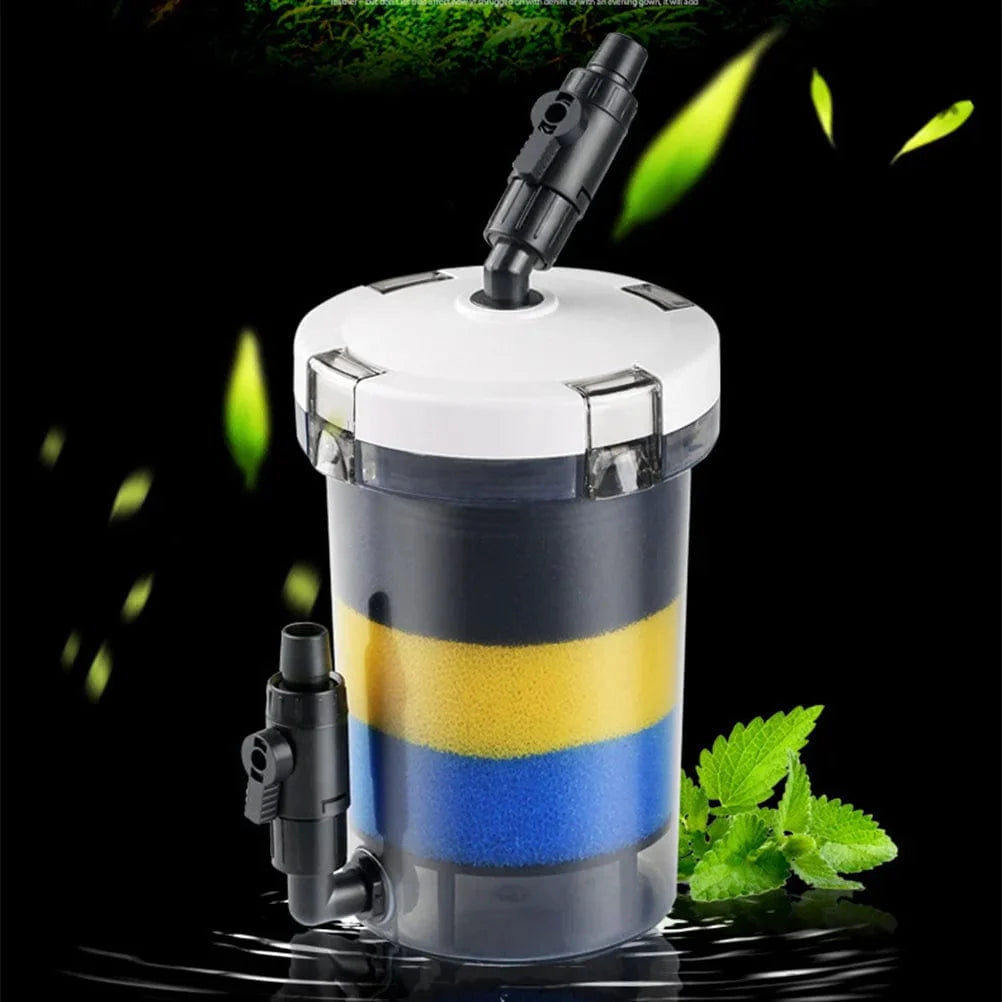 Akvariefilter for Fisketank med Front Gressylinder Design 2