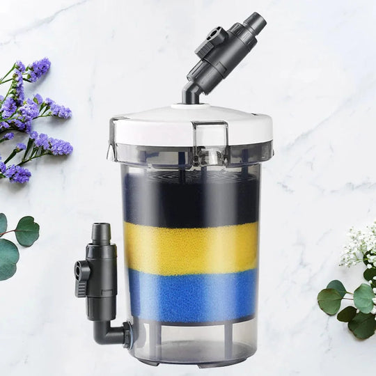 Akvariefilter for Fisketank med Front Gressylinder Design 3