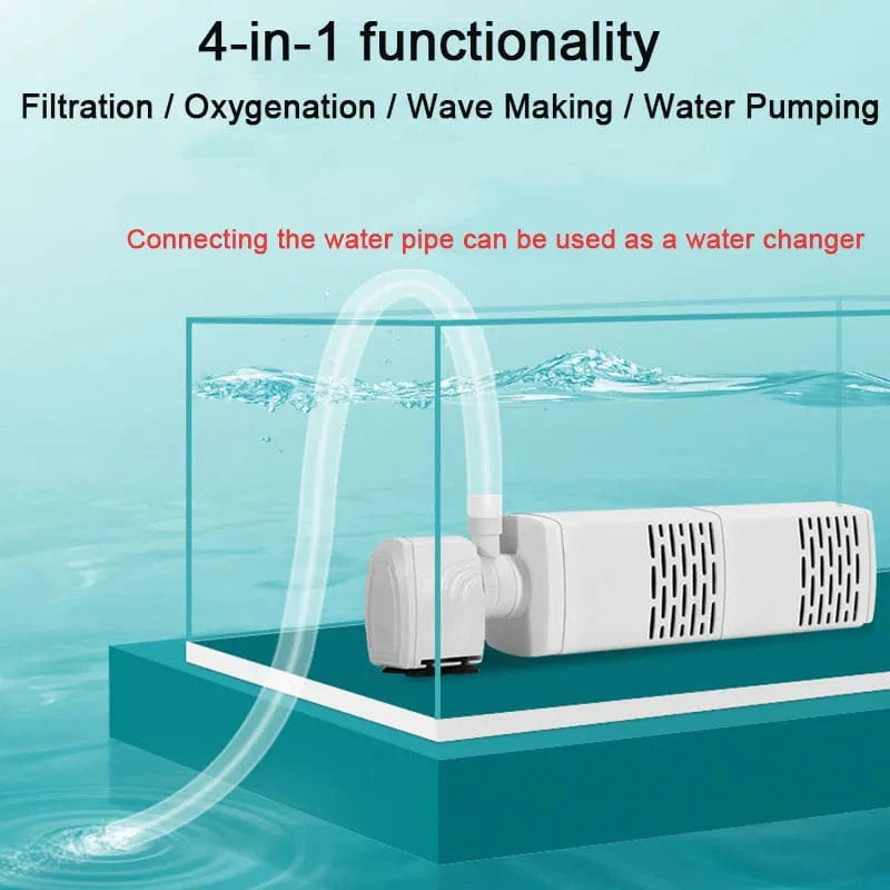 Akvariefilterpumpe 4 i 1 for Fiskekar 4