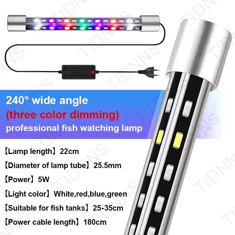 Akvarielampe LED Vanntett for Fisketank 0
