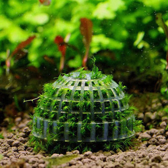 Akvarium Dekorasjon Mosball for Fisketank 1