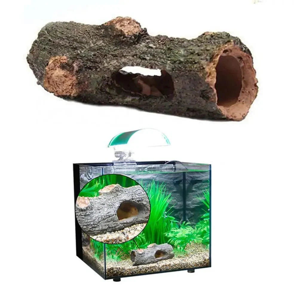 Akvarium Dekorasjon Tre Hule Ornament 0