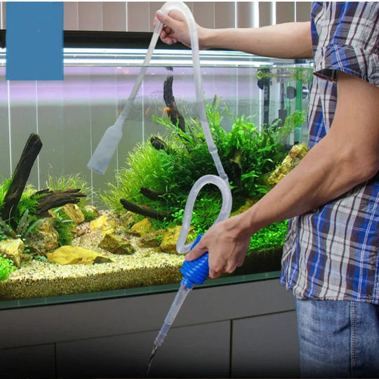 Akvarium Rengjøringsverktøy Vakuum Siphon 1