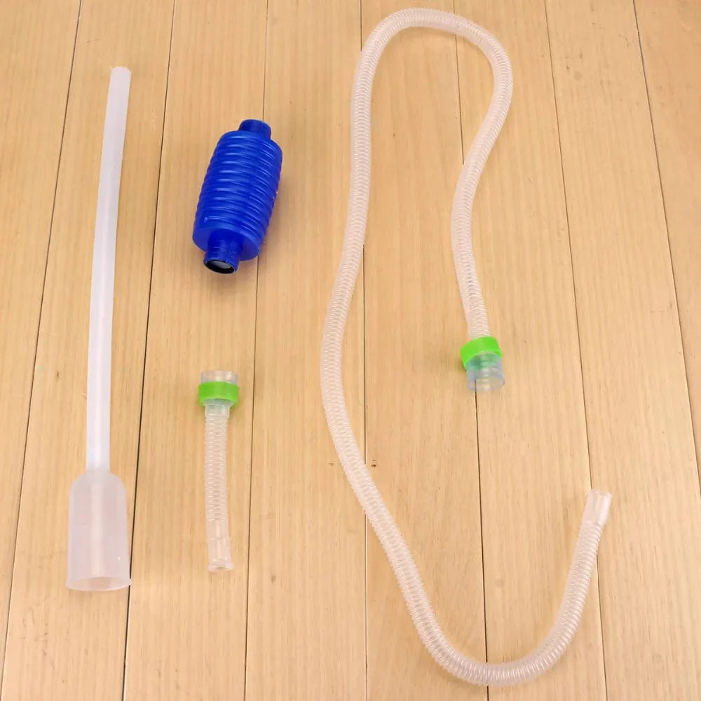 Akvarium Rengjøringsverktøy Vakuum Siphon 4