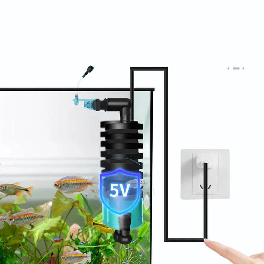 Akvarium Vannfilter Svamp med USB Teknologi 3