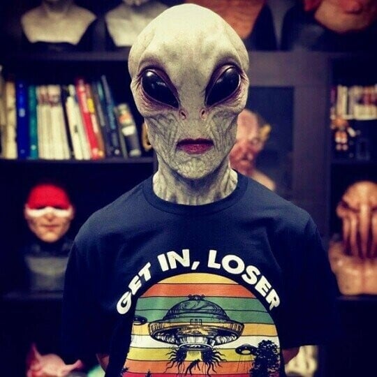 Alien Maske Halloween Kostyme Tilbehør 1