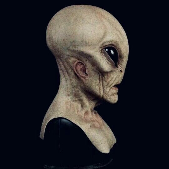 Alien Maske Halloween Kostyme Tilbehør 4