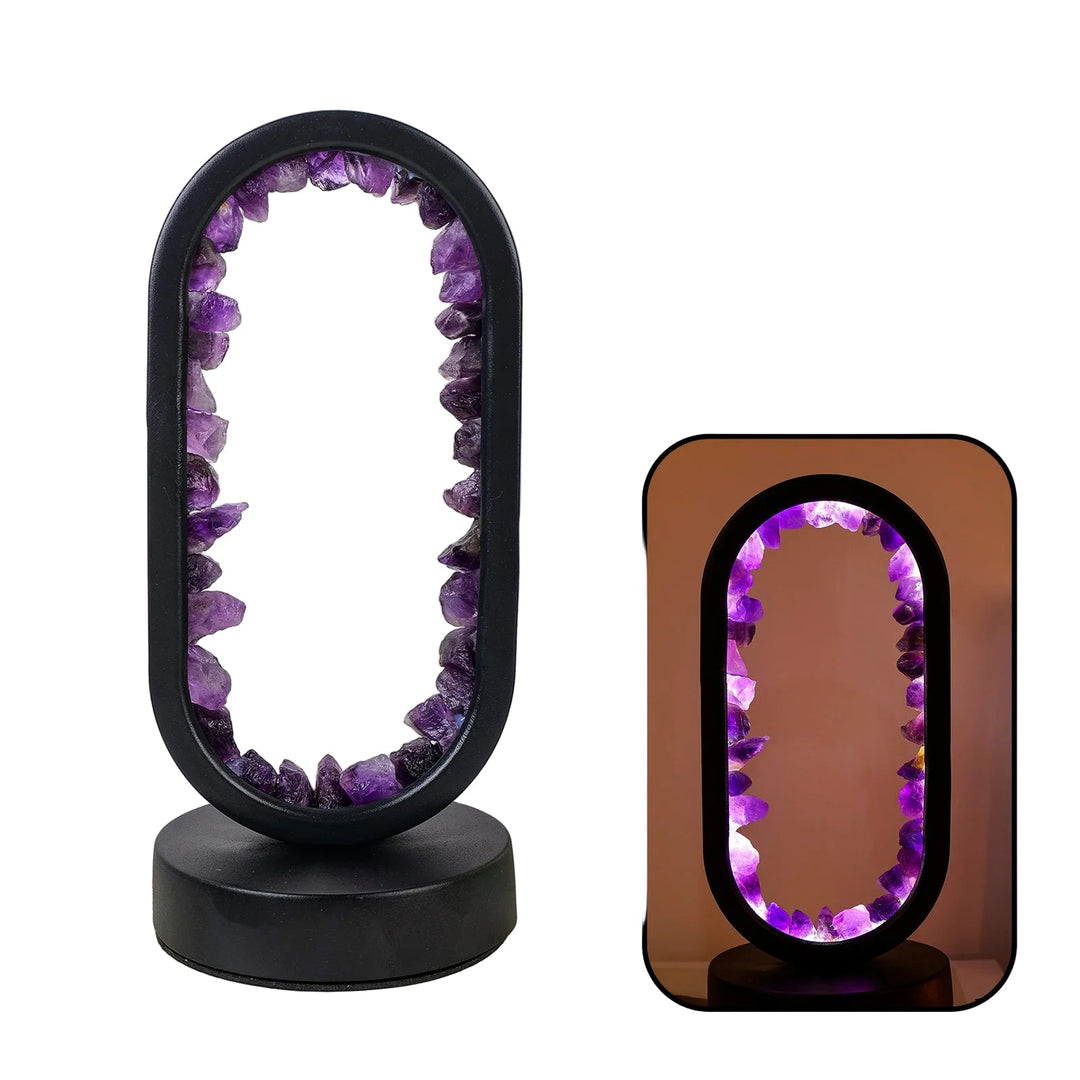 Amethyst Lampe for Beroligende Atmosfære 0
