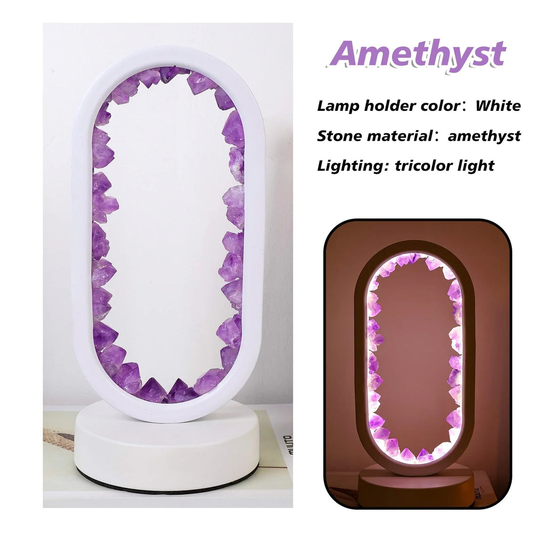Amethyst Lampe for Beroligende Atmosfære 10