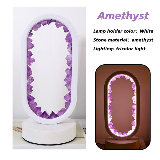 Amethyst Lampe for Beroligende Atmosfære 10