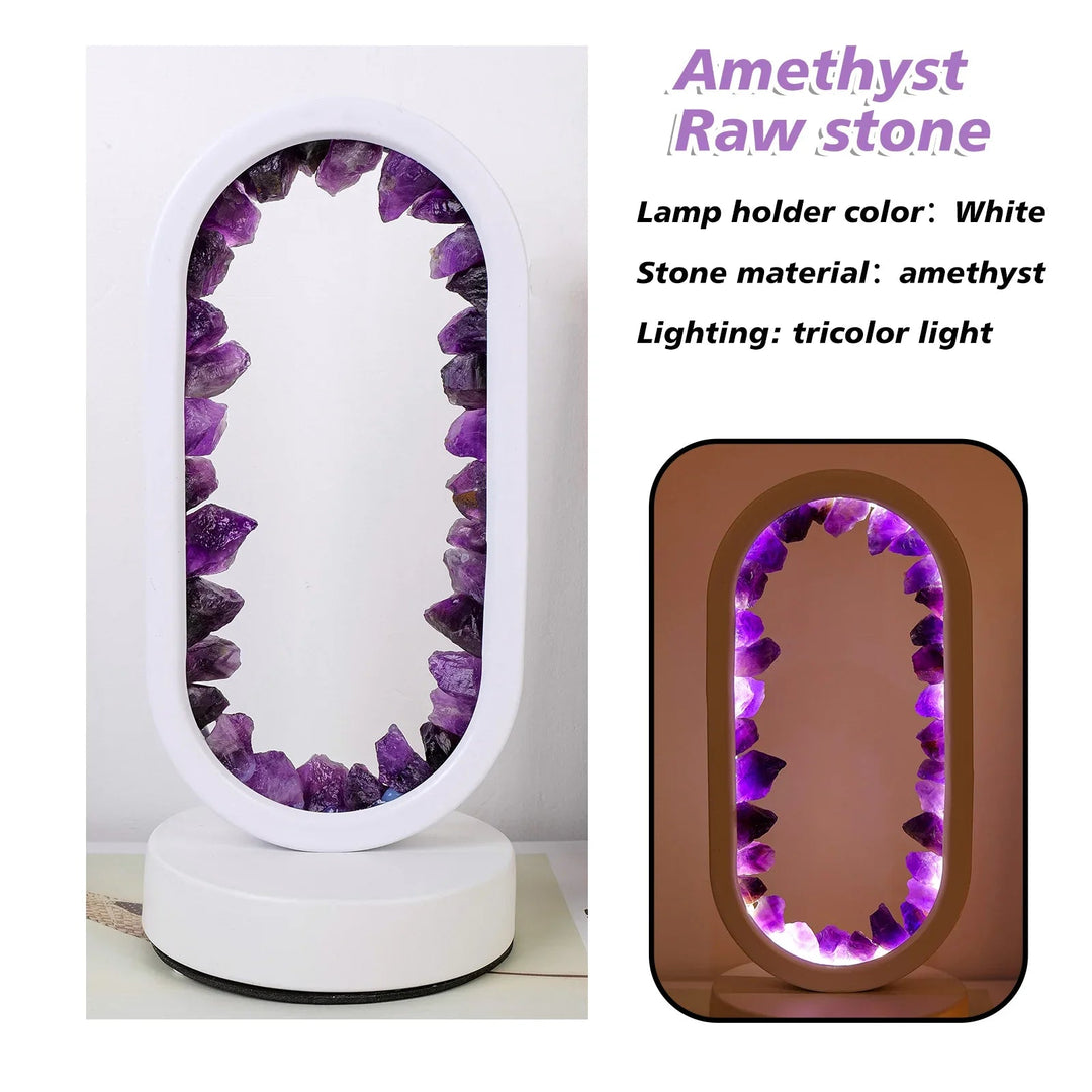 Amethyst Lampe for Beroligende Atmosfære 11