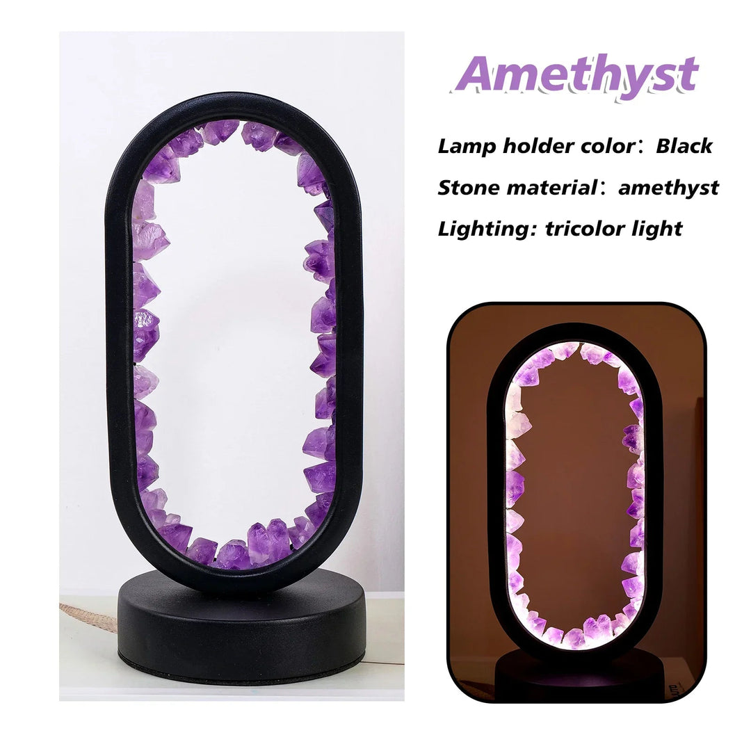 Amethyst Lampe for Beroligende Atmosfære 12