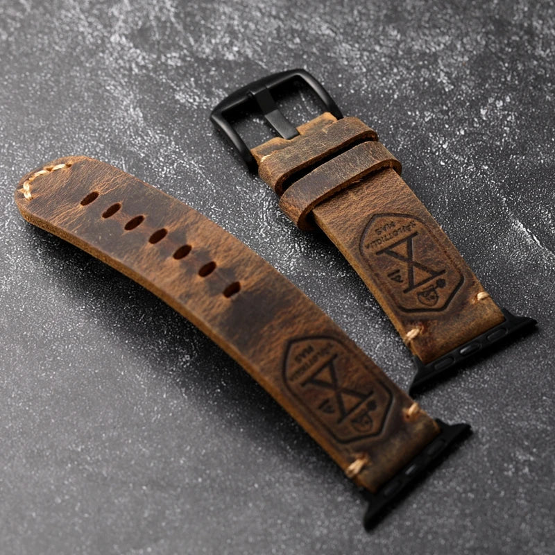 Apple Watch-rem i Kuskinn Håndlaget 3