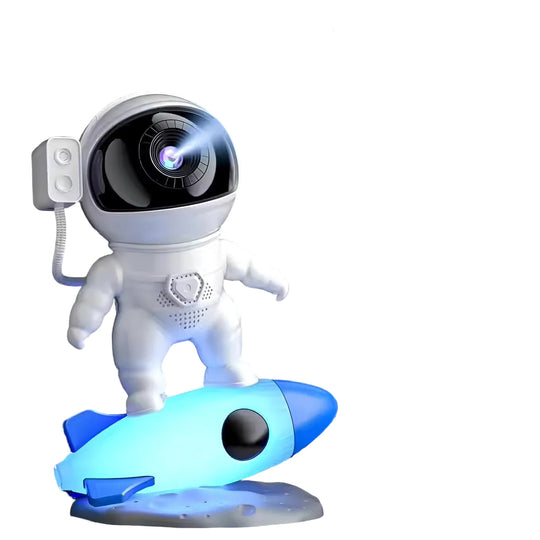 Astronaut Projektlampe AstroGlow Roterbar Projeksjon 0