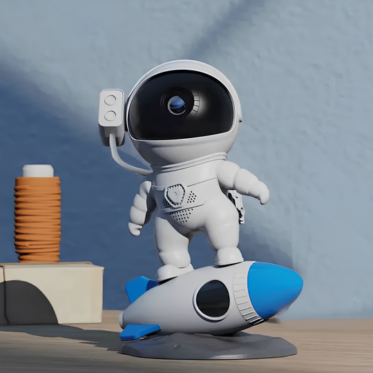 Astronaut Projektlampe AstroGlow Roterbar Projeksjon 4