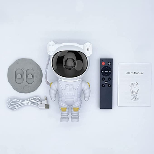 Astronautlampe LED-projektor med 360° Roterende Hode 3