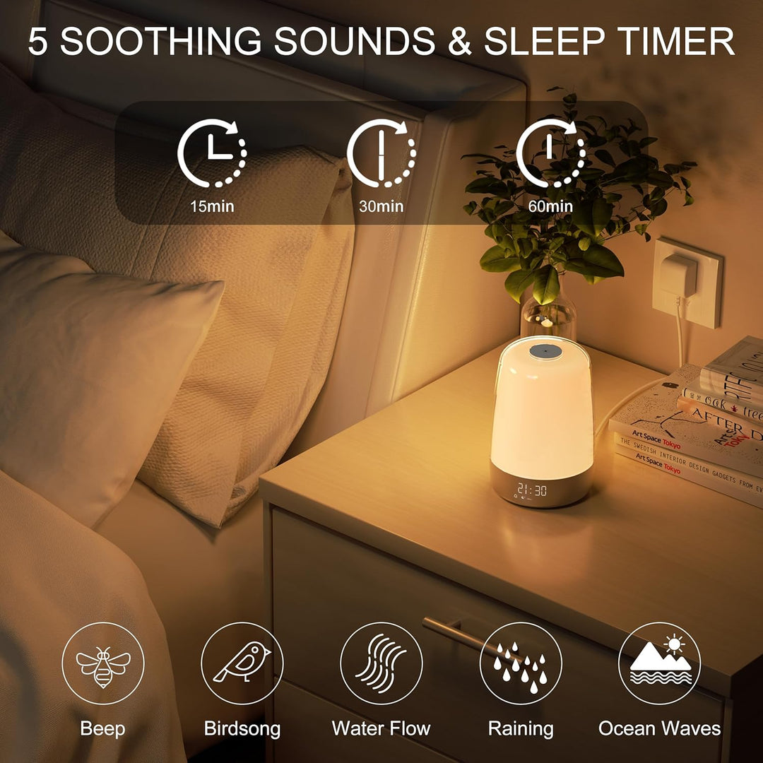 Aurora Wake-Up Light med Soloppgang og Solnedgang 3