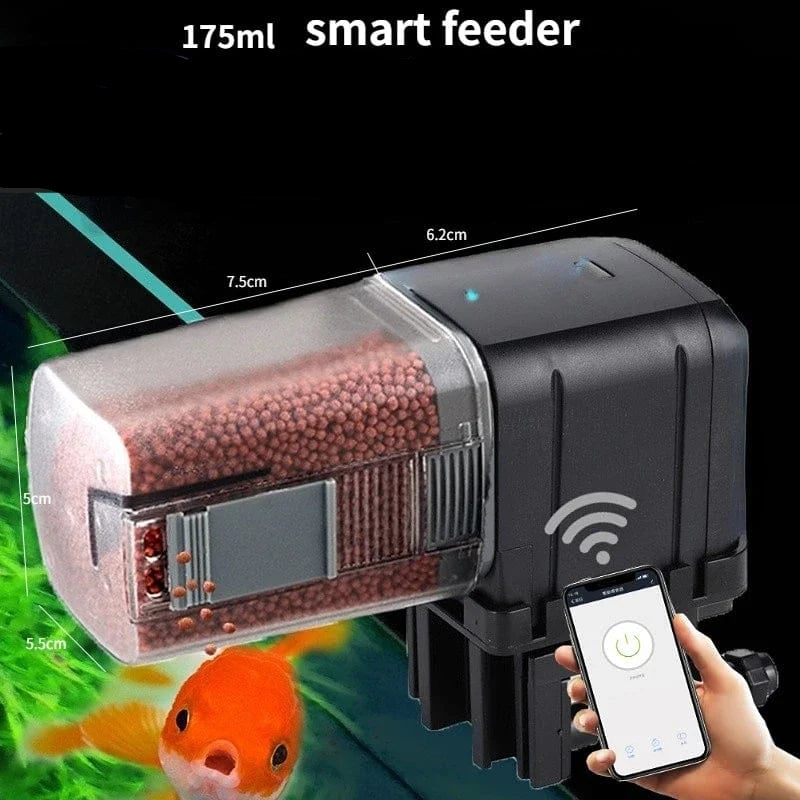 Automatisk Fôringssystem for Akvarium med Fjernkontroll 0
