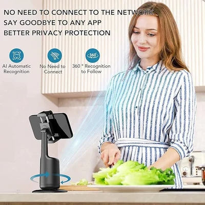 Automatisk Rotasjons Holder Med Ansiktssporing For Smartphone 7
