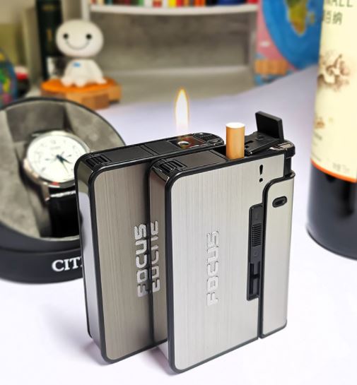 Automatisk Sigarettetui med Lighter 3