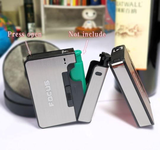 Automatisk Sigarettetui med Lighter 4