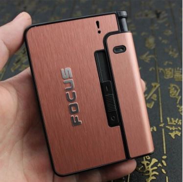 Automatisk Sigarettetui med Lighter 6