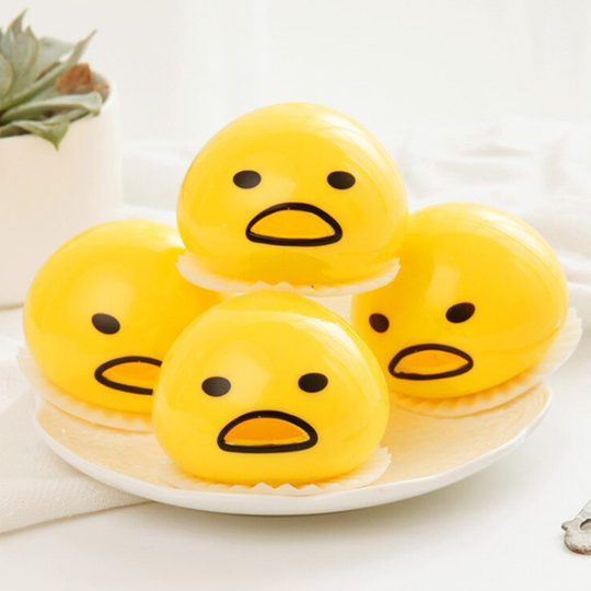 Avslapningsball Egg Yolk Design Morsom og Leken 1