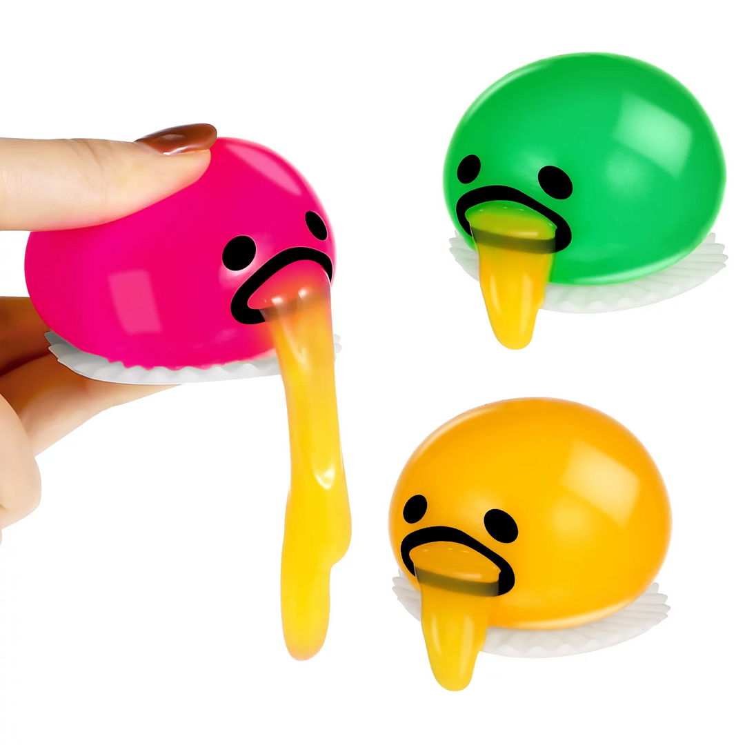 Avslapningsball Egg Yolk Design Morsom og Leken 6