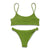 Plissert bikinisett