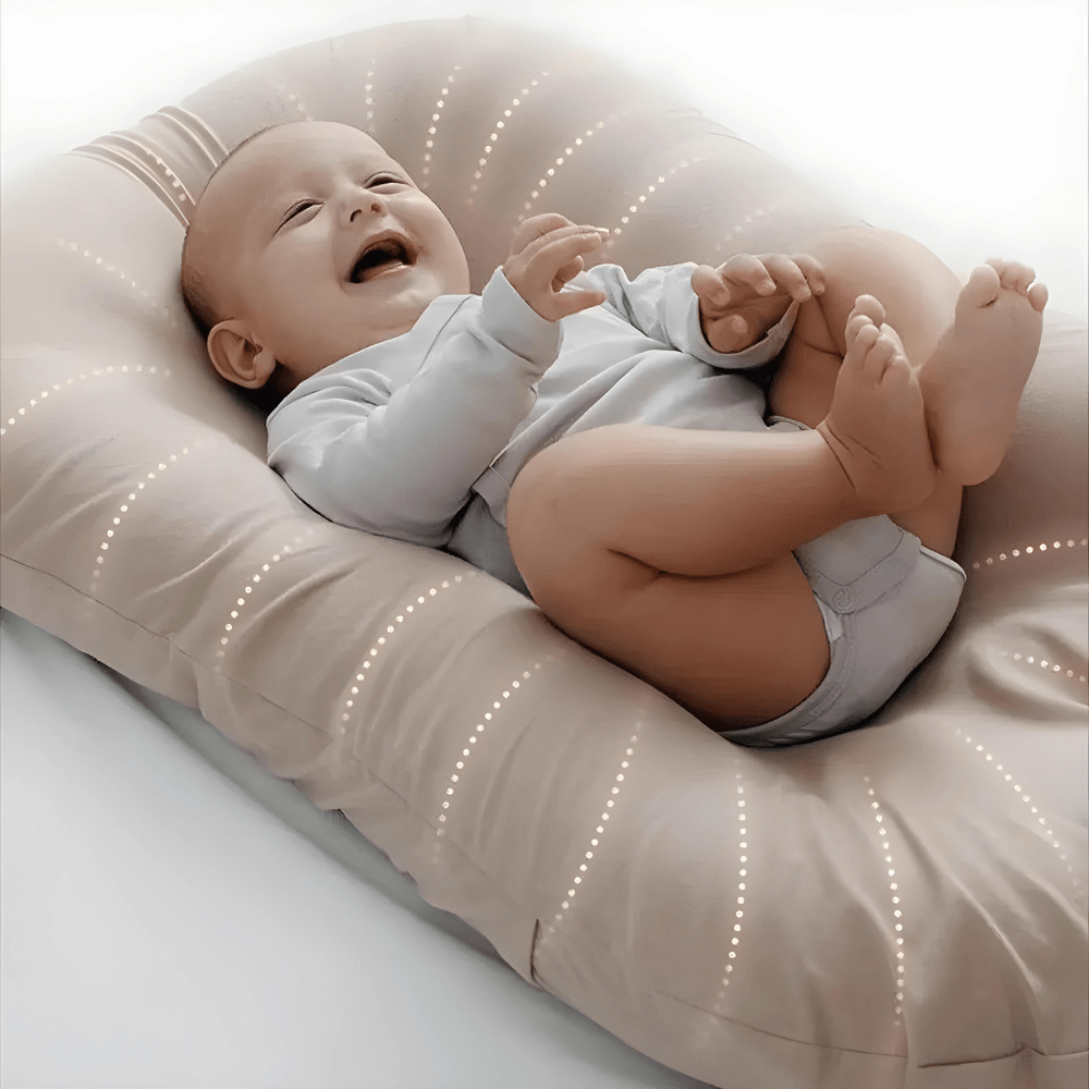 Baby Pute Ergonomisk Design for Naturlig Hodestøtte 1