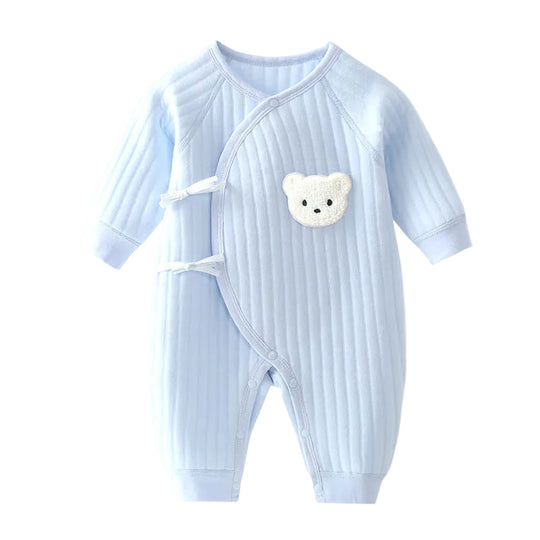 Baby Romper Med Bjørn For Vinter 0