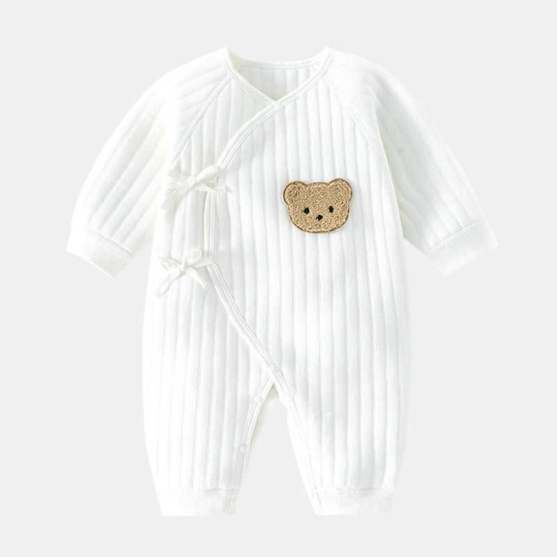 Baby Romper Med Bjørn For Vinter 2