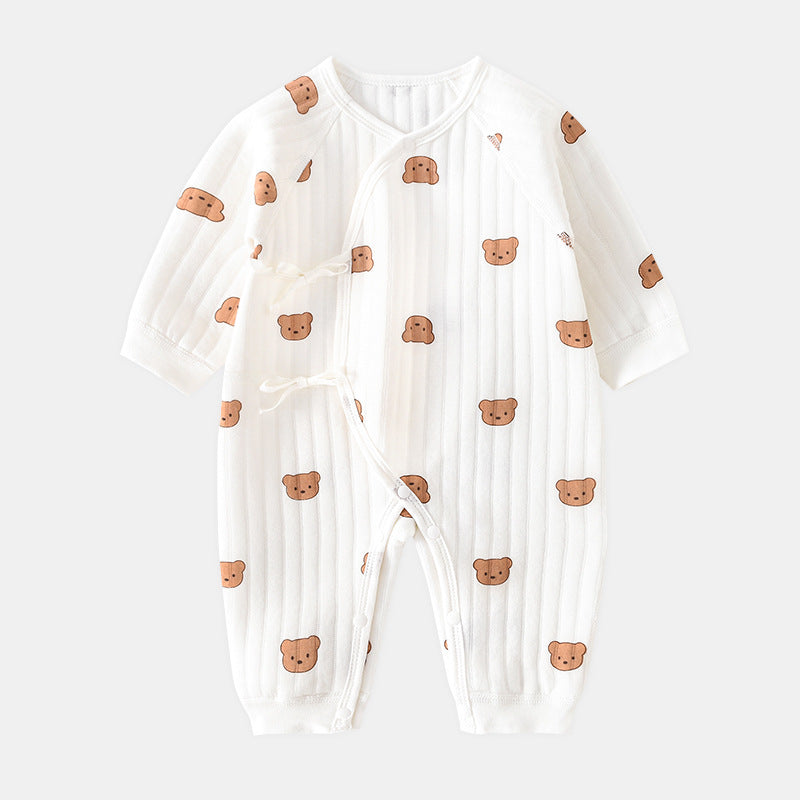Baby Romper Med Bjørn For Vinter 3