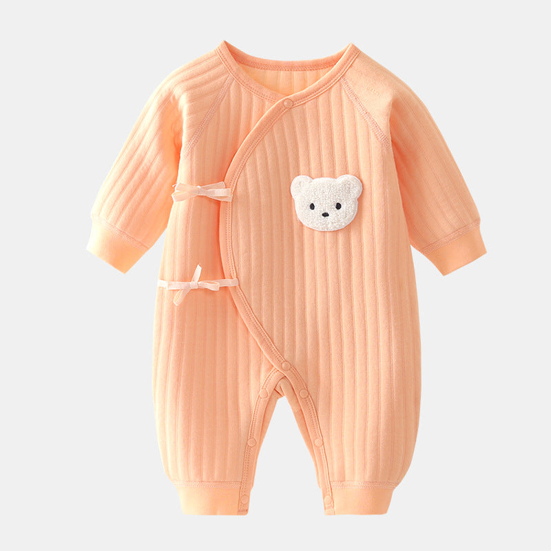 Baby Romper Med Bjørn For Vinter 5