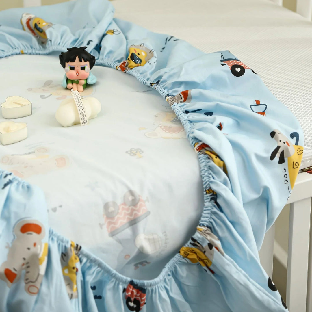 Babylaken Sett til Sprinkelseng med Elefantmotiv 3