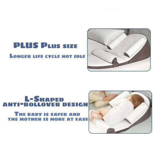 Babysidepute med Helling for Nyfødte 4