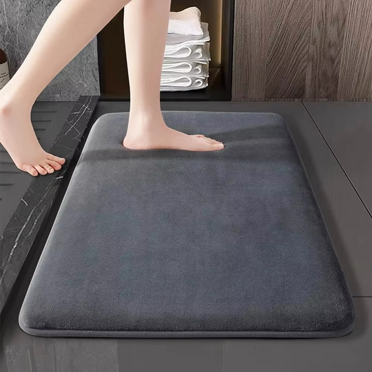 Badematte Høyabsorberende Sklisikker Design for Bad og Ganger 0