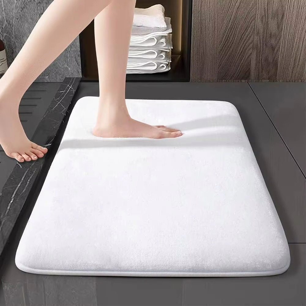 Badematte Høyabsorberende Sklisikker Design for Bad og Ganger 5
