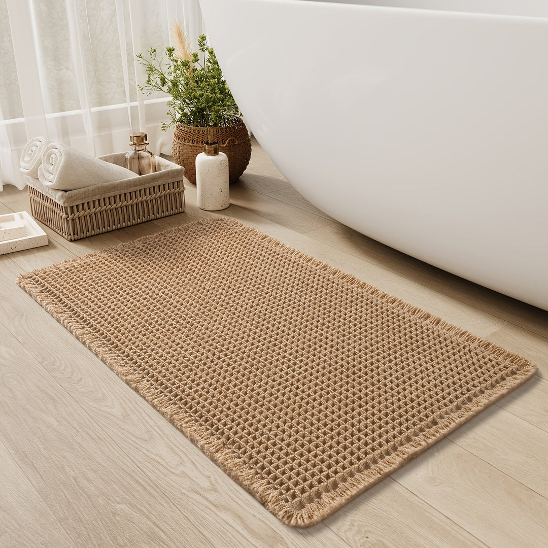 Badematte Vaffeldesign Anti-Sklisikker 7