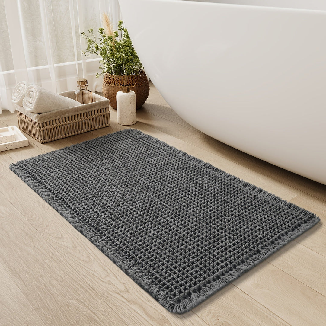 Badematte Vaffeldesign Anti-Sklisikker 9