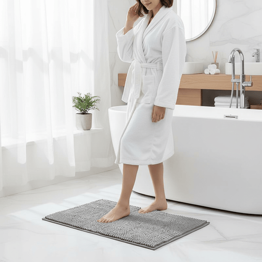 Badematte i Chenille med Sklisikker Bakside 1