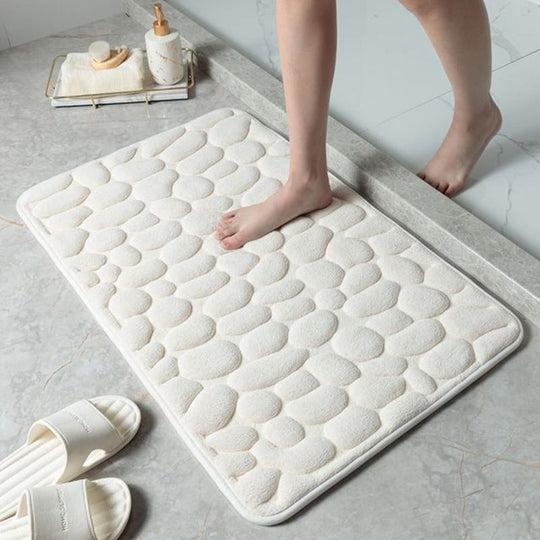 Baderomsmatte Pebble Design Moderne Komfortabel Overflate 1