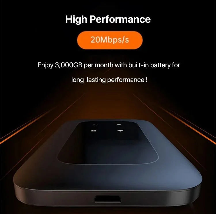 Bærbar 5G WiFi-ruter Kompakt for Rask Tilkobling 3