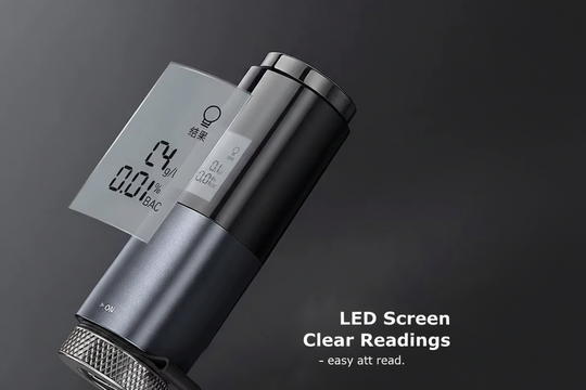 Bærbar Alkoholmåler Kontaktløs Med LED-Skjerm 1